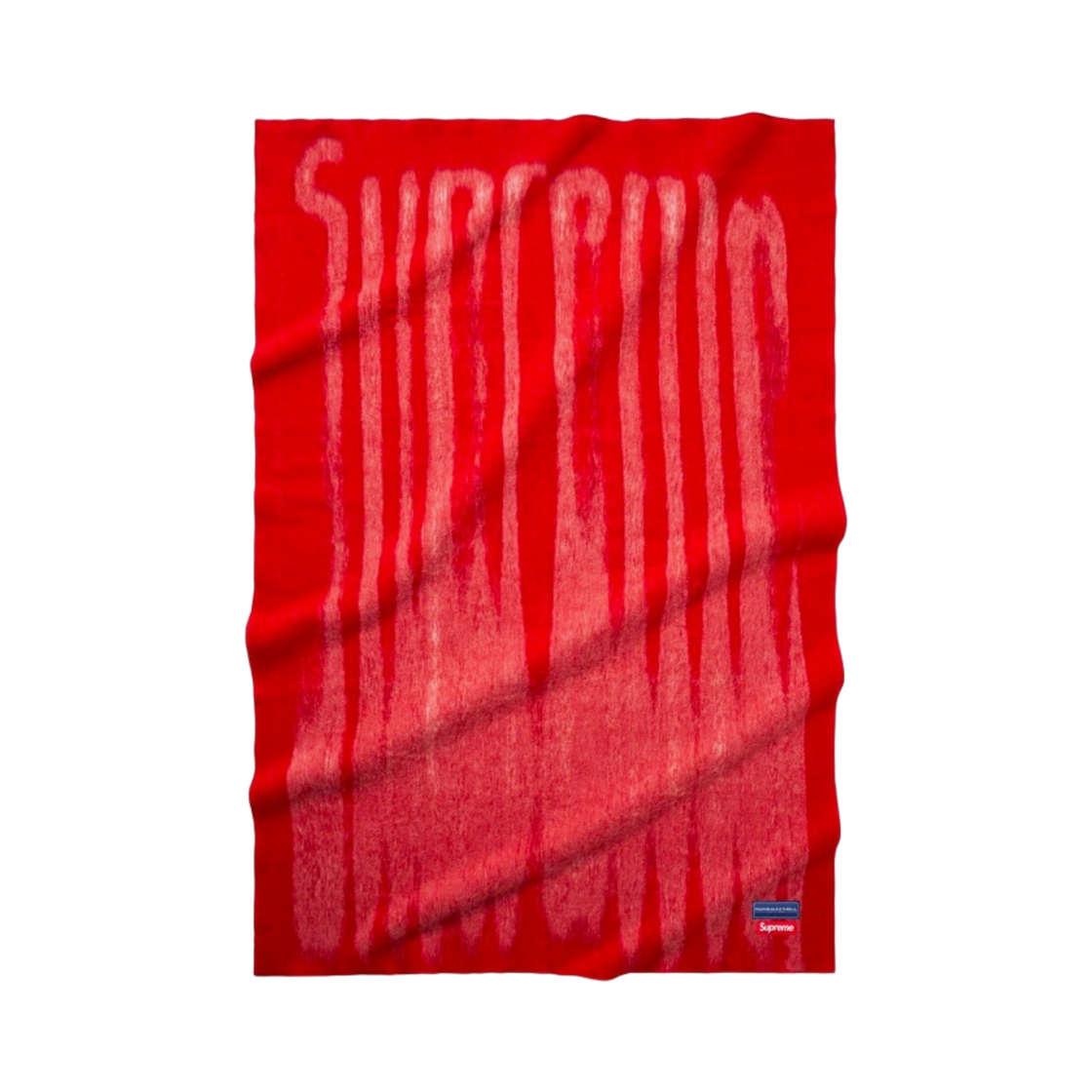 - Supreme Blurred Logo Blanket Red  - 23FW