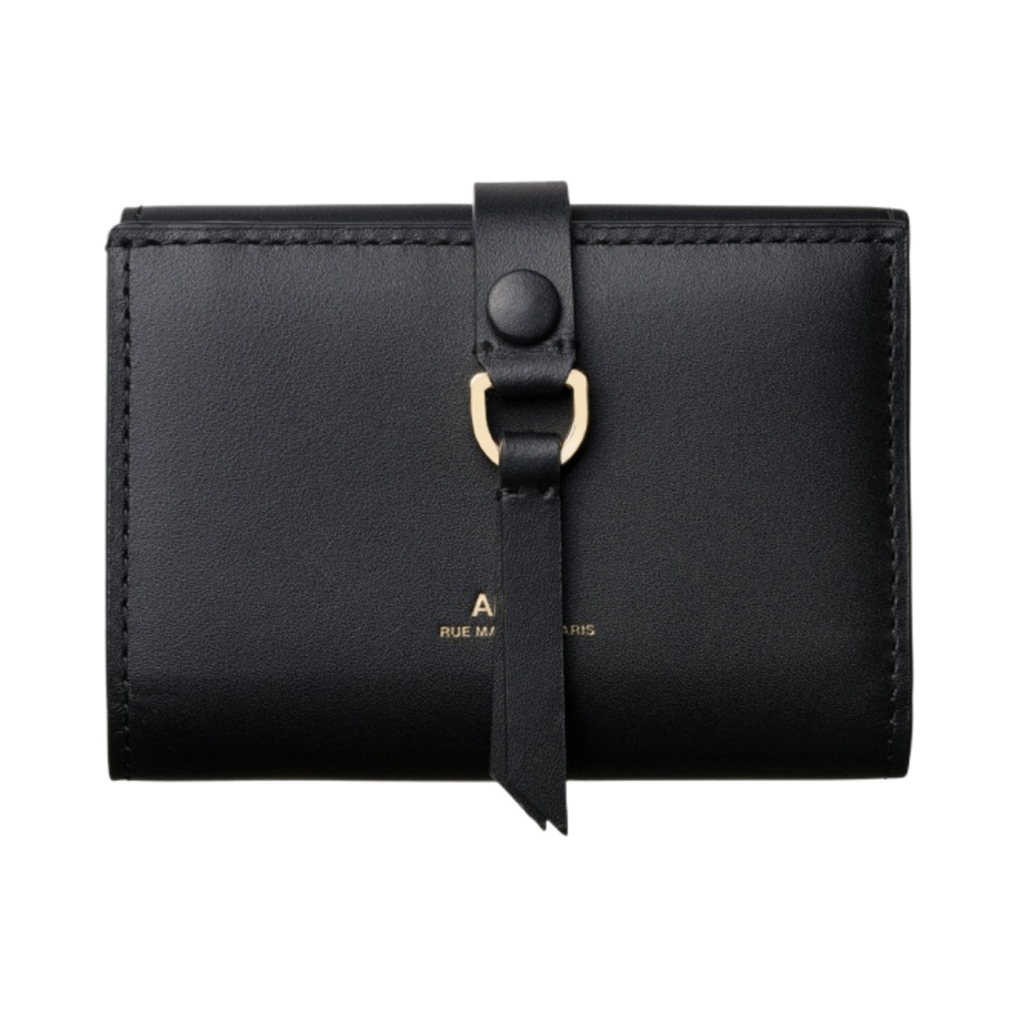 PXAWV-F63553-LZZ A.P.C. Noa Trifold Wallet Black