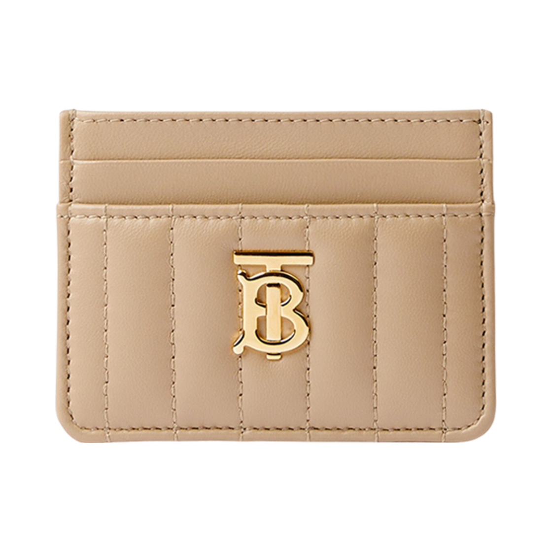 버버리 퀼티드 레더 롤라 카드 케이스 오트 베이지(Burberry Quilted Leather Lola Card Case Oat Beige) - 1