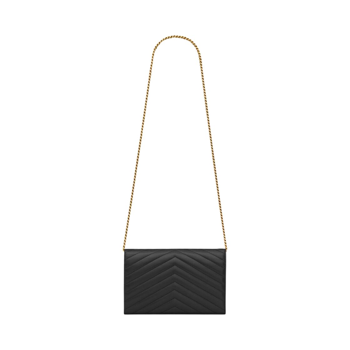 생로랑 카산드라 램스킨 체인 월렛 블랙(Saint Laurent Cassandre Chain Wallet in Lambskin Black) - 3