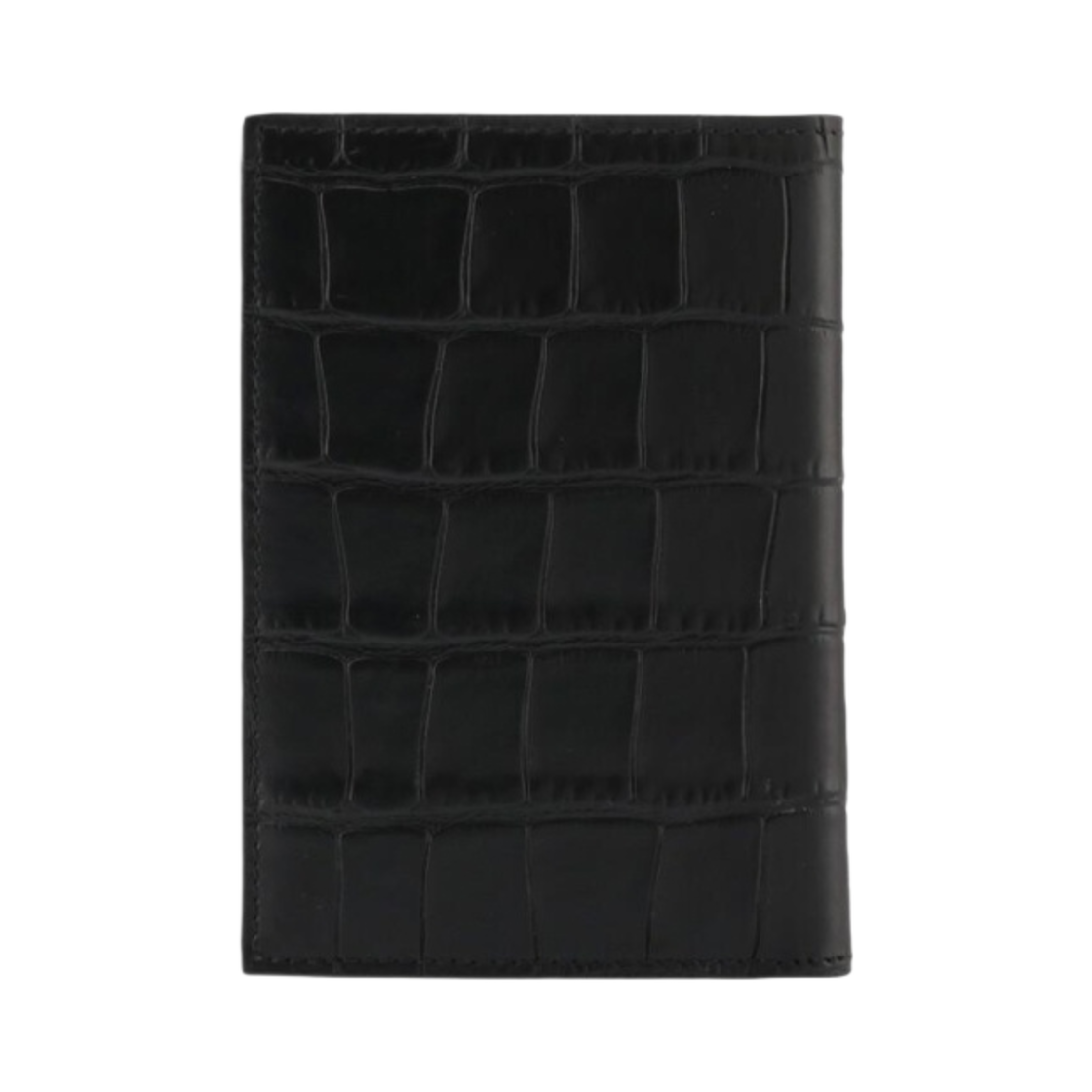 발렌시아가 로고 카드 홀더 크로커다일 엠보스 블랙(Balenciaga Logo Card Holder Crocodile Embossed Black) - 3