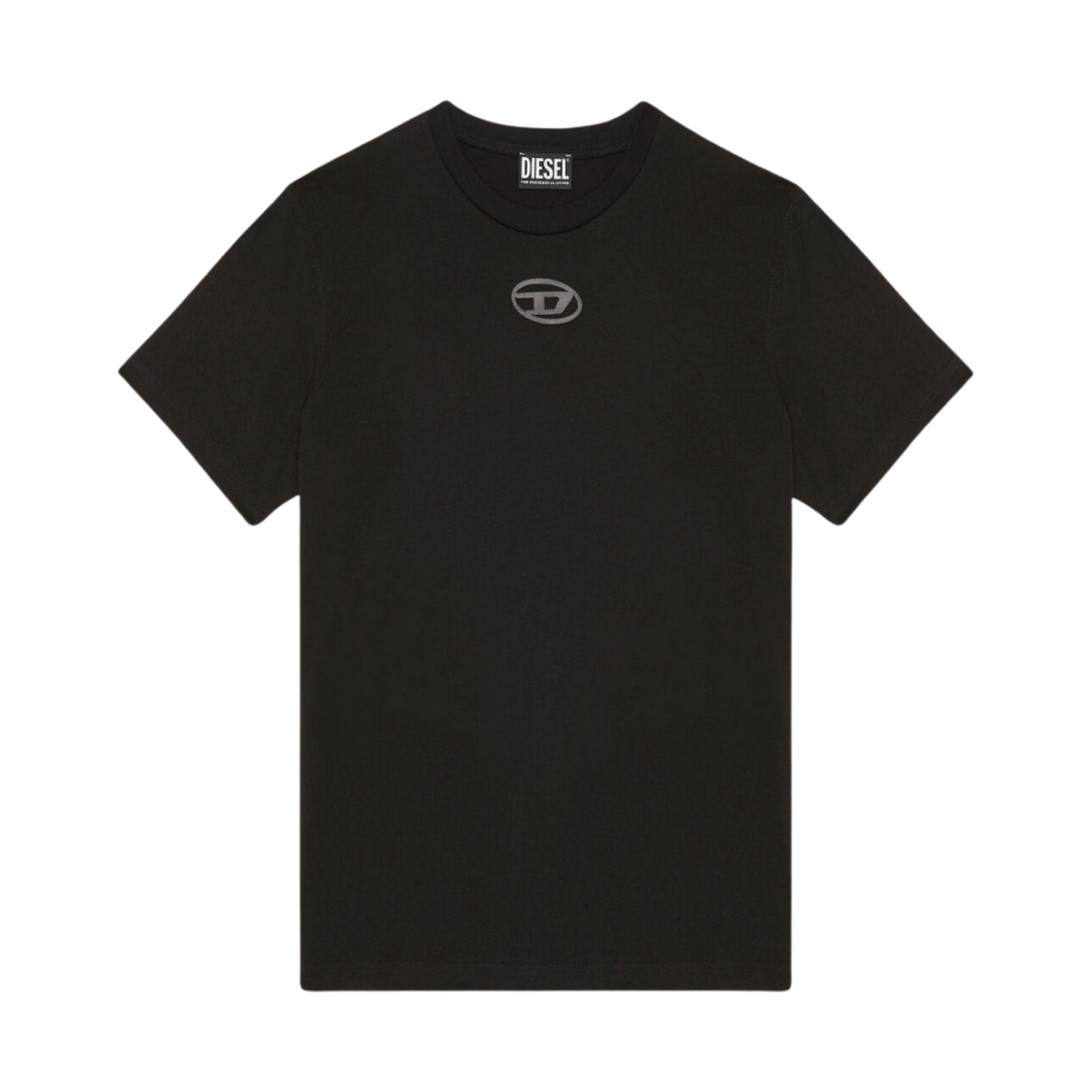 디젤 T-디에고어-G13 레이즈드 오발 D 로고 티셔츠 블랙(Diesel T-Diegor-G13 Raised Oval D Logo T-Shirt Black)