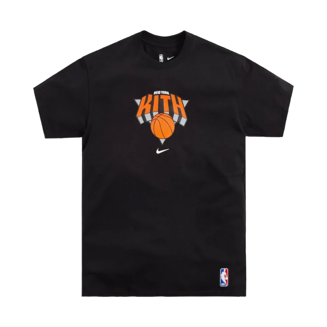 나이키 x 키스 뉴욕 닉스 로고 티셔츠 블랙(Nike x Kith New York Knicks Logo T-Shirt Black)