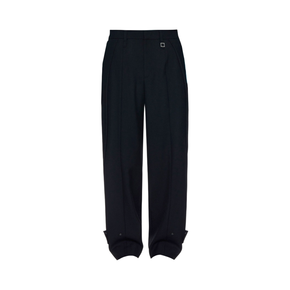 W233PT06926B Wooyoungmi Folding Wide Pants Black