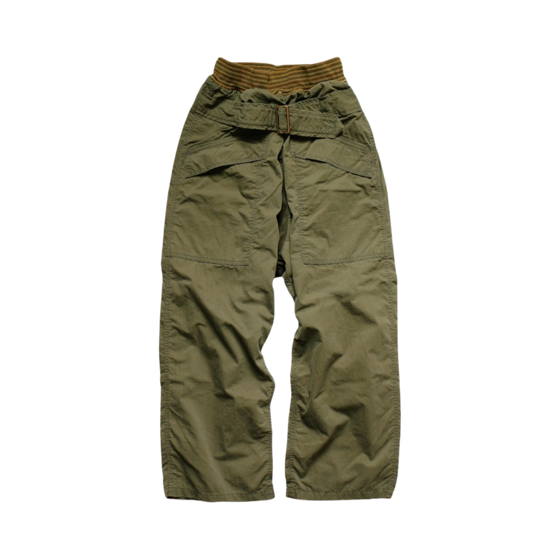 캐피탈 립스탑 에비에이터 수트 컷 팬츠 카키