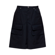 Wooyoungmi Wide Cargo Shorts Black - 23FW