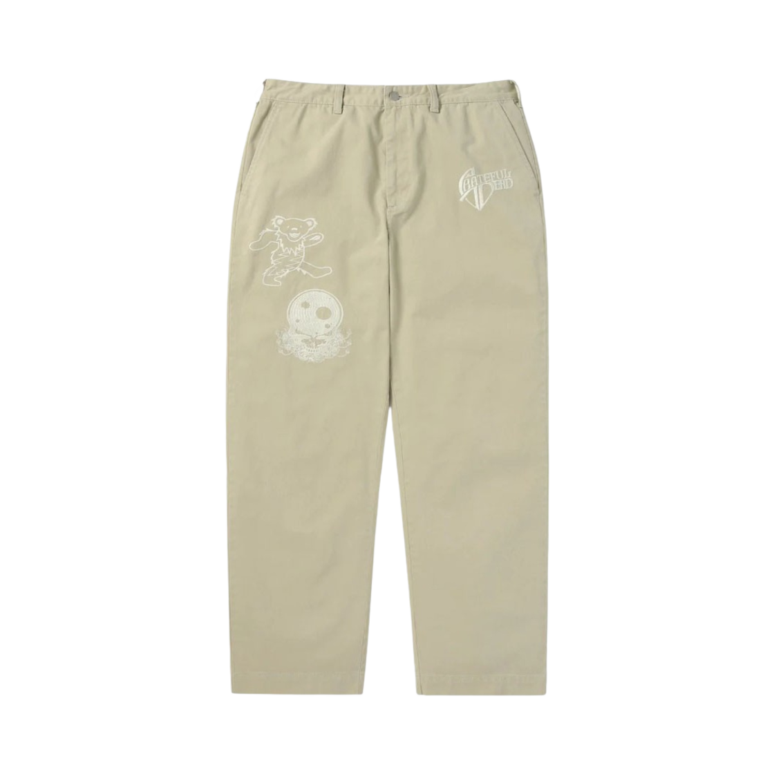 디스이즈네버댓 x 그레이트풀 데드 아이코노그래피 워크 팬츠 스톤(Thisisneverthat x Grateful Dead Iconography Work Pants Stone) - 2
