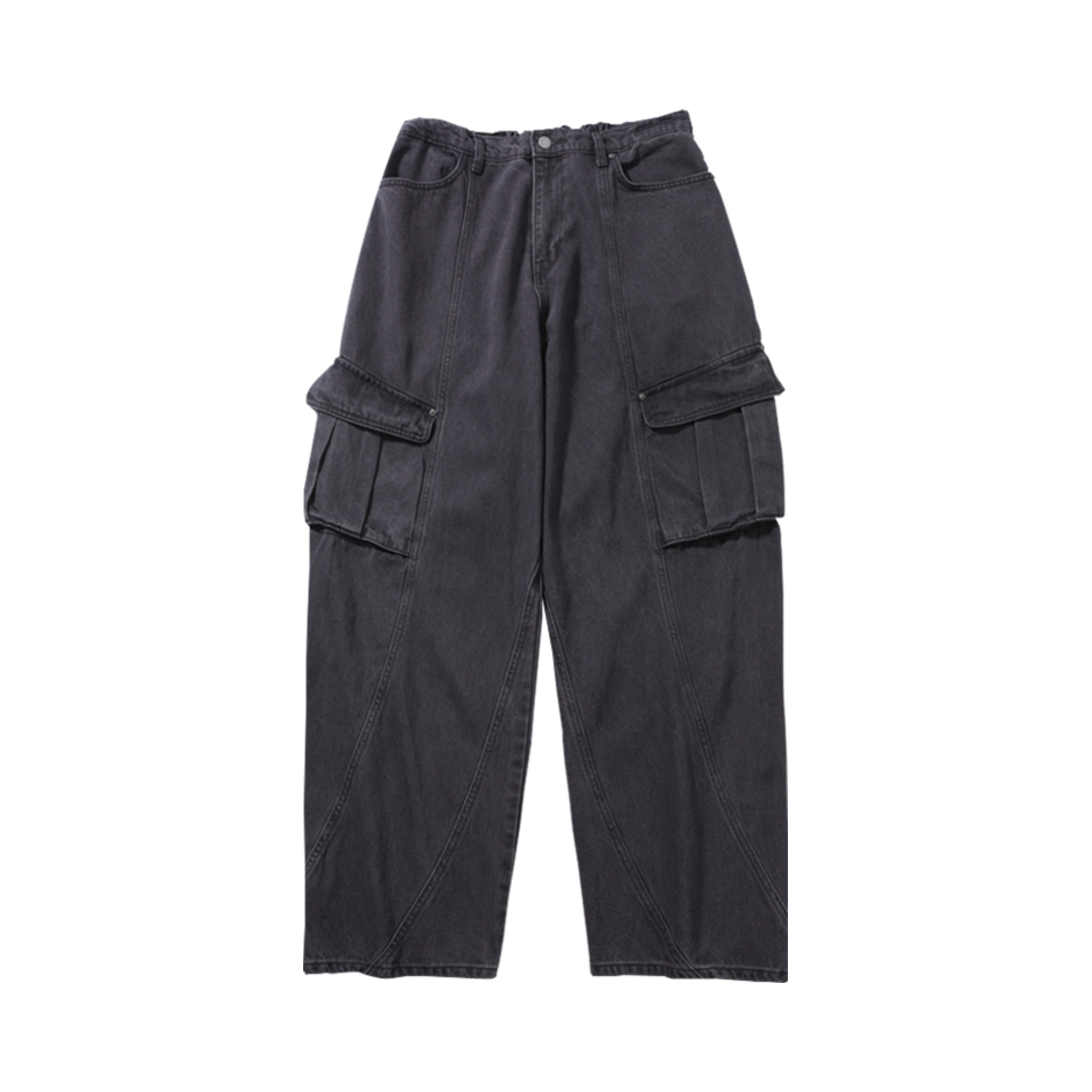 [KREAM 단독] 발루트 커브드 카고 커팅 라인 팬츠([KREAM 단독] Ballute Curved Cargo Cutting Line Pants)
