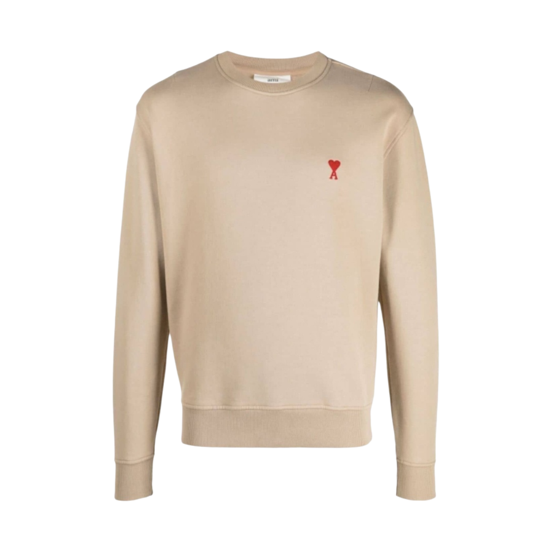 아미 스몰 하트 로고 스웨트셔츠 베이지 - 21FW(AMI de Coeur Sweatshirt Beige - 21FW) - 1