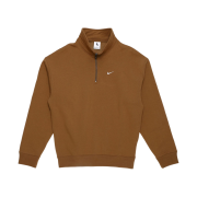 Nike NRG Solo Swoosh Heavy Weight BB Quarter Zip Top Ale Brown - Asia