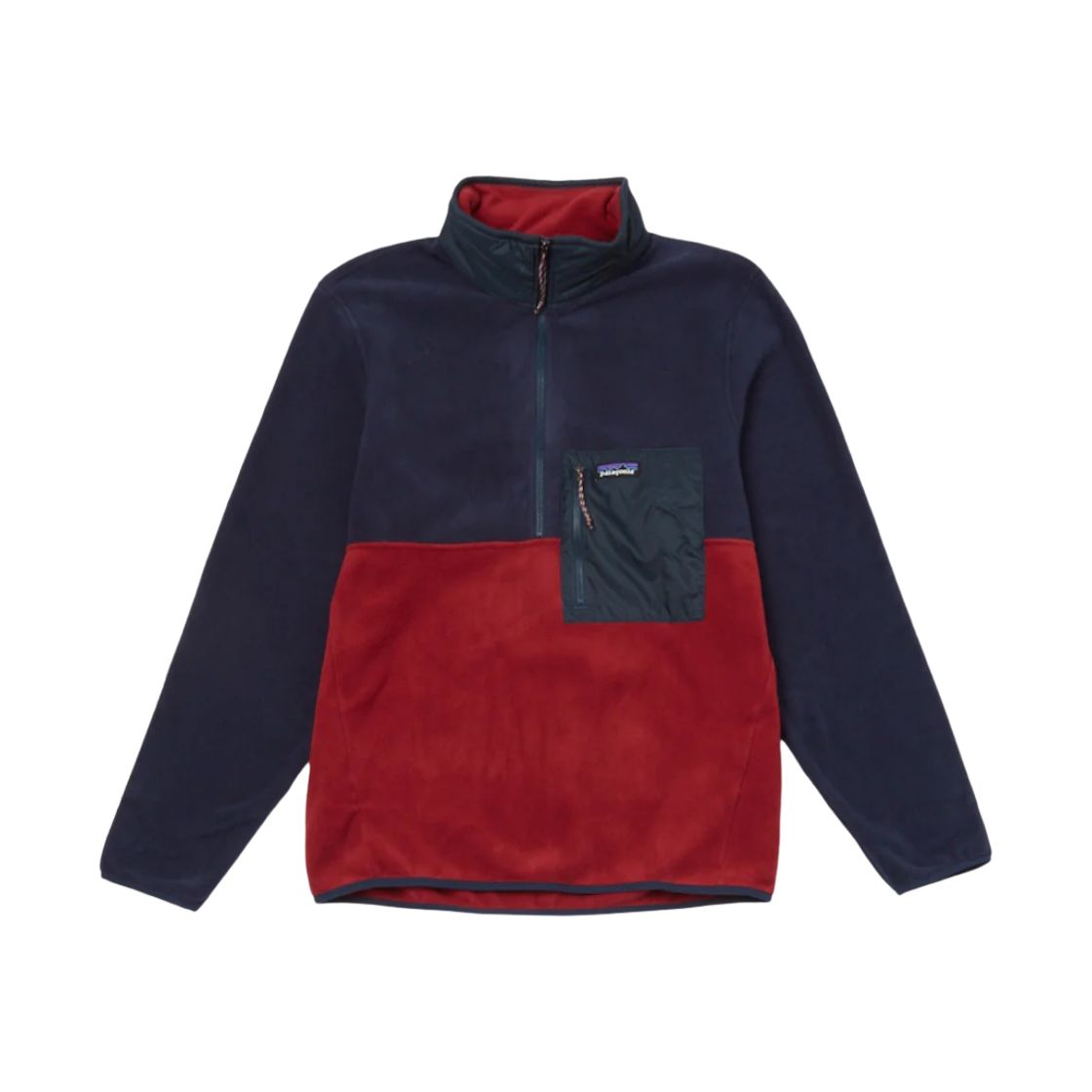 26200 Patagonia Microdini Half Zip Fleece Pullover Wax Red
