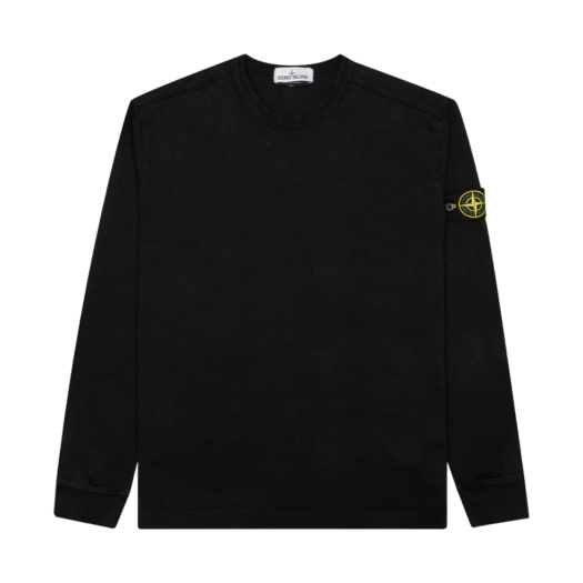 741564450-V0029 Stone Island 64450 Long Sleeve Crewneck Sweatshirt Black - 21SS