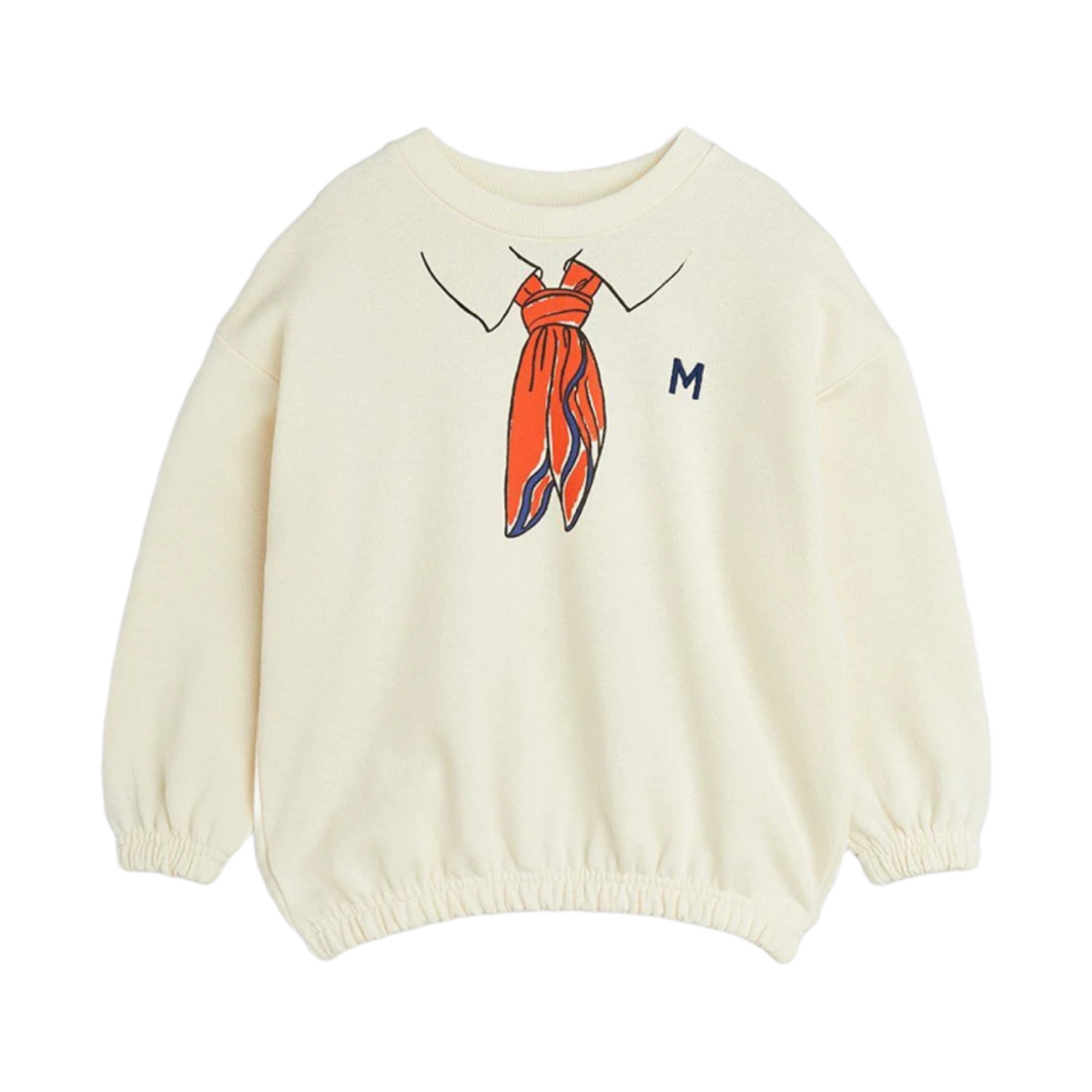 2512011111 (Kids) Mini Rodini Scarf Sweatshirt Off White