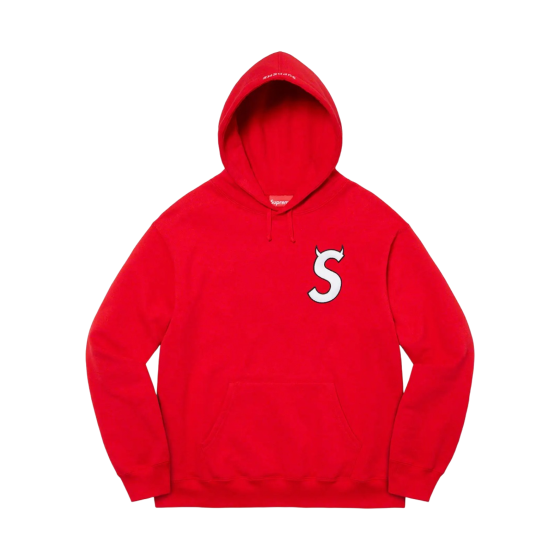 슈프림 S 로고 후드 스웨트셔츠 레드 - 22FW(Supreme S Logo Hooded Sweatshirt Red - 22FW) - 1