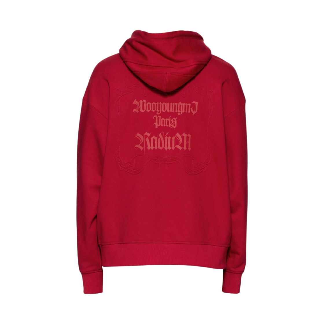 우영미 그래픽 후드 레드 - 22SS(Wooyoungmi Graphic Hoodie Red - 22SS) - 2