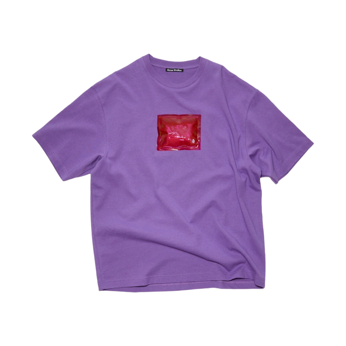 CL0184-BRG Acne Studios Logo T-Shirt Iris Purple
