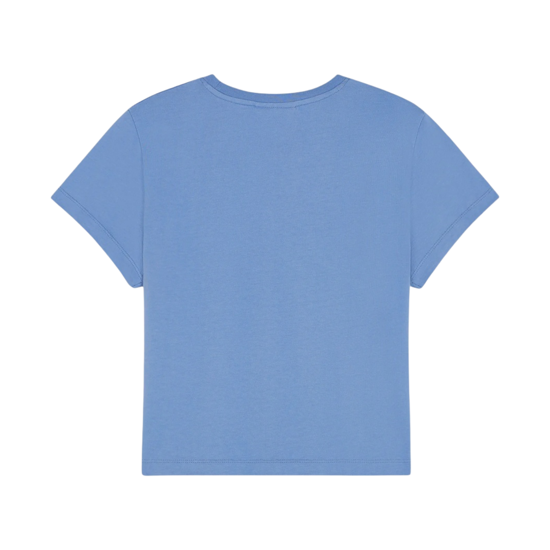 (W) 메종 키츠네 베이비 폭스 패치 베이비 티셔츠 햄톤 블루((W) Maison Kitsune Baby Fox Patch Baby T-Shirt Hampton Blue) - 2