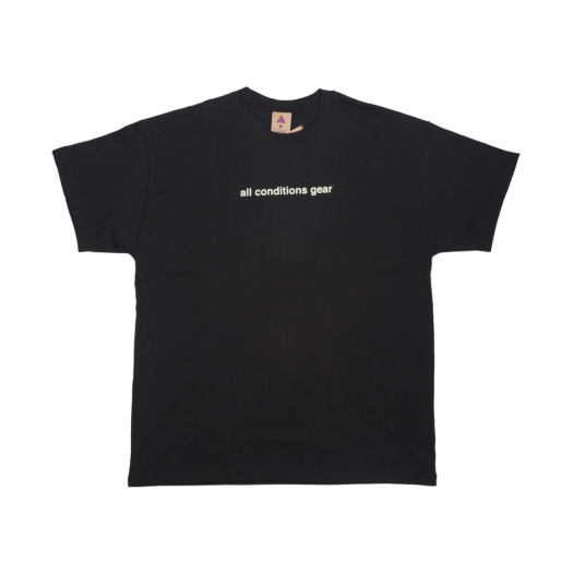 Nike ACG GX 3D Logo T-Shirt Black - Asia