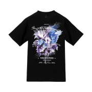 Wooyoungmi Flower Back Logo T-Shirt Black - 25SS