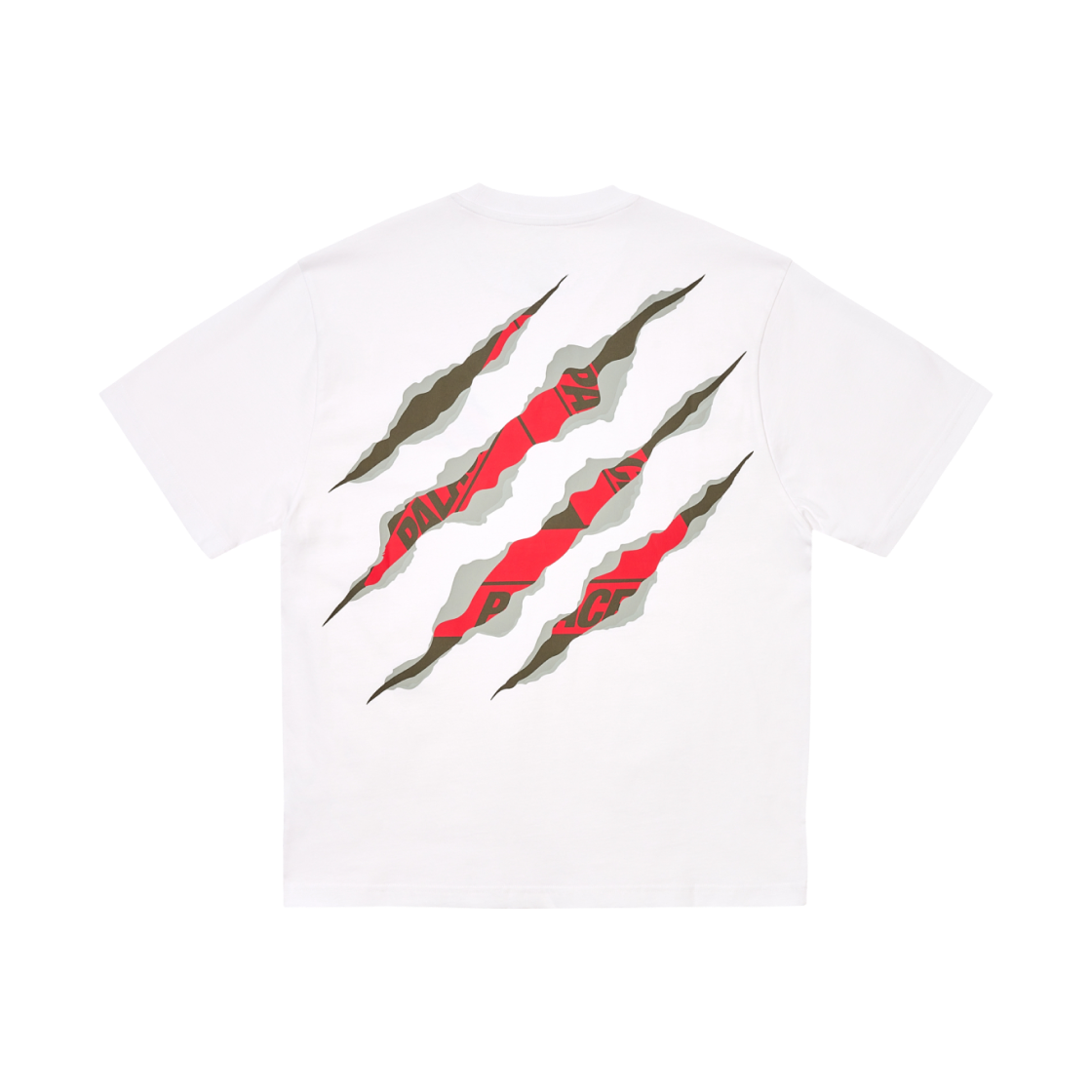 팔라스 립드 트라이 티셔츠 화이트 - 25SS(Palace Ripped Tri T-Shirt White - 25SS)