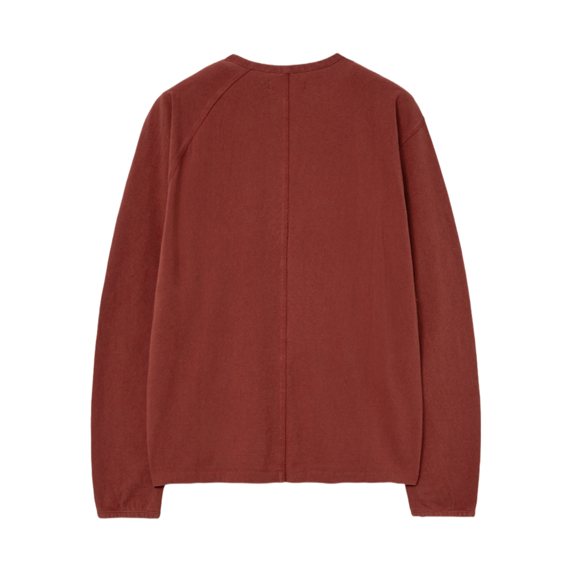 해칭룸 더블 헨리넥 티셔츠 블리치드 레드(Hatchingroom Double Henley Neck T-Shirt Bleached Red) - 2