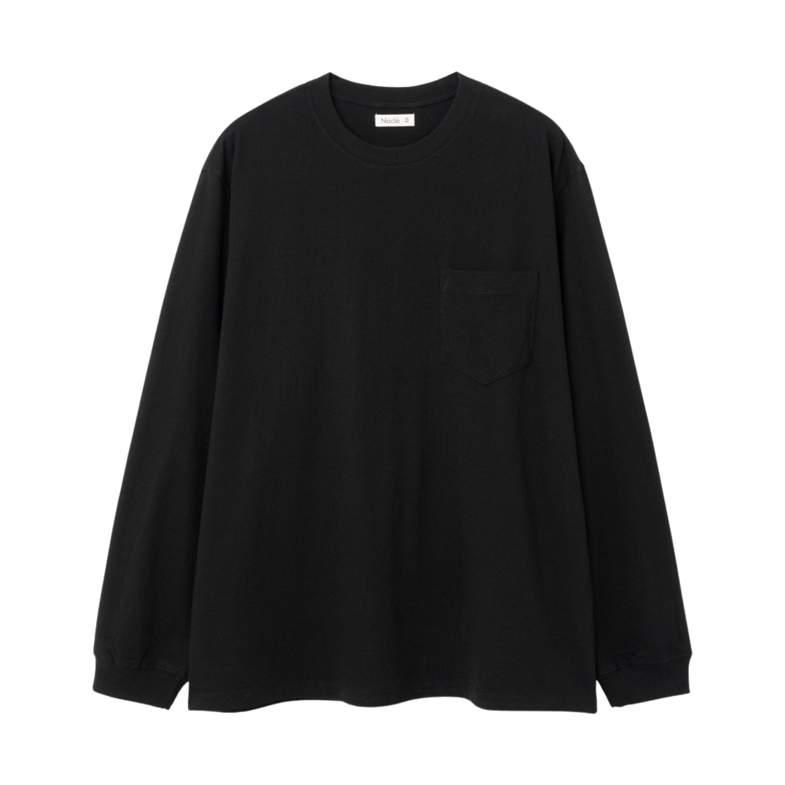 NOC041 Nocle Normal One Pocket Long Sleeve Black