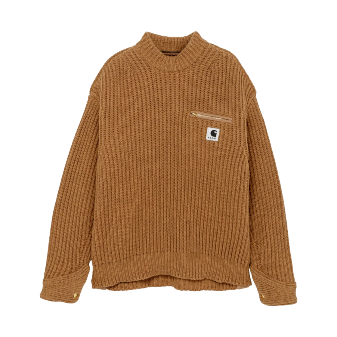 사카이 x 칼하트 WIP 니트 풀오버 디트로이트 베이지(Sacai x Carhartt WIP Knit Pullover Detroit Beige)