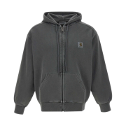 Carhartt WIP Hooded Nelson Jacket Graphite Garment Dyed