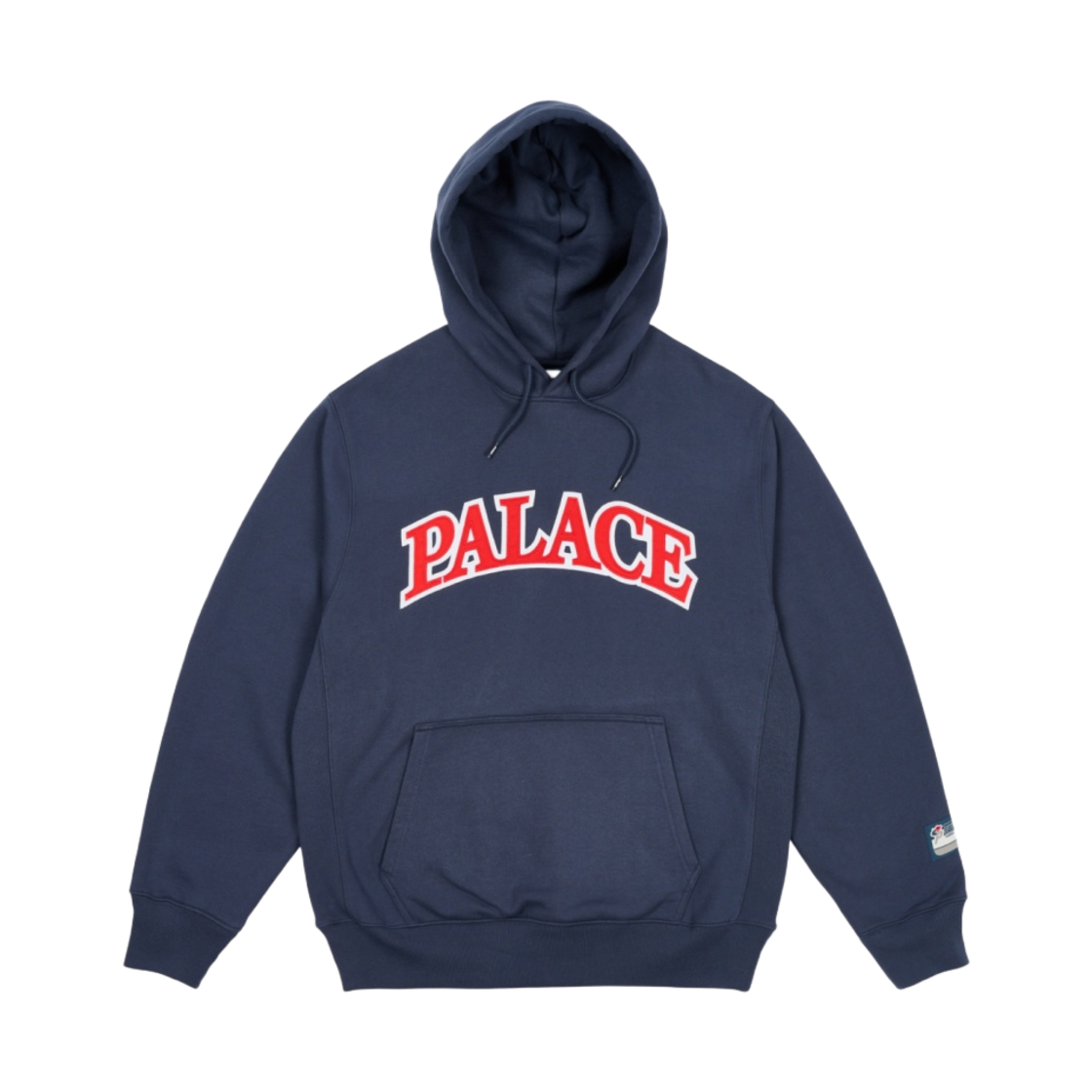 - Palace Arc Applique Hood Navy - 24SS