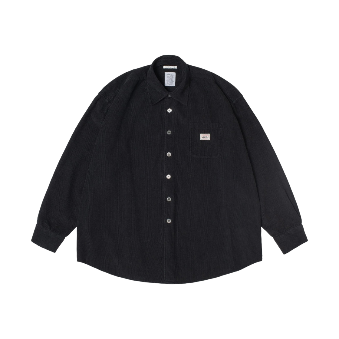 스투시 x 아워레가시 워크샵 보로우드 셔츠 워시드 블랙 코드(Stussy x Our Legacy Work Shop Borrowed Shirt Washed Black Cord) - 1