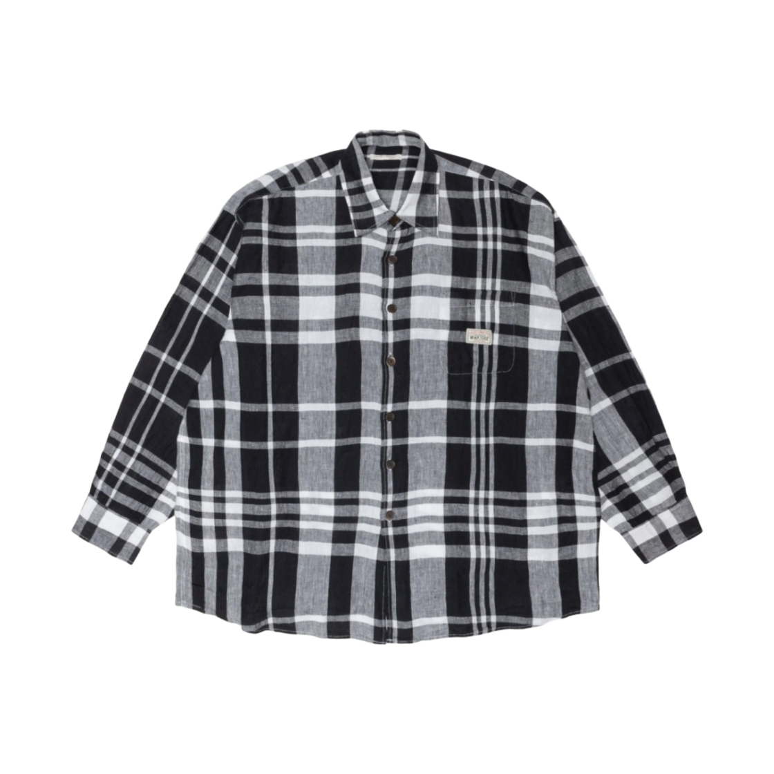 스투시 x 아워레가시 워크샵 보로우드 셔츠 볼드 체크 리넨(Stussy x Our Legacy Work Shop Borrowed Shirt Bold Check Linen) - 1