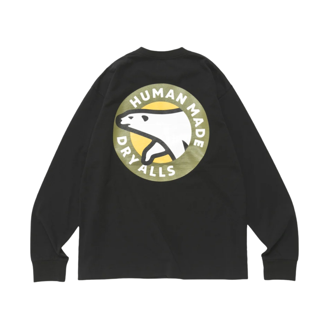 휴먼 메이드 그래픽 롱슬리브 티셔츠 블랙