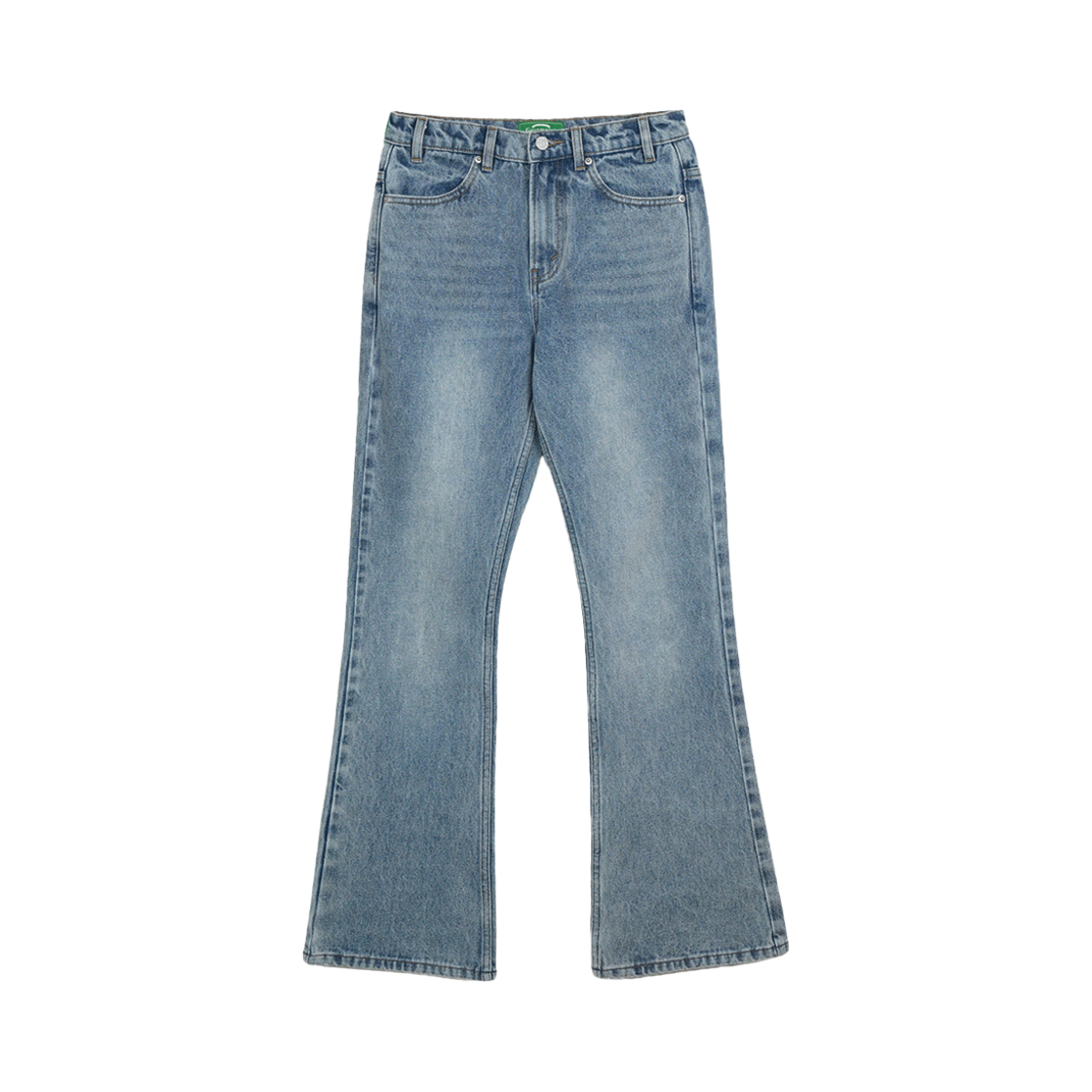 GBP00000ZF_23 Greenbutter Boot-Cut Denim Pants Medium blue