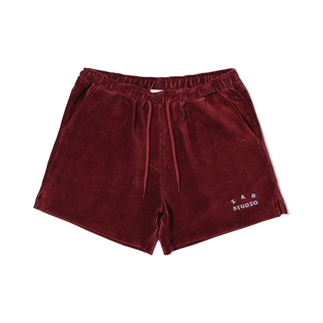 아이앱 스튜디오 코듀로이 쇼츠 버건디