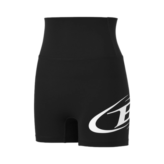BE2WRP117BK BORN TO WIN B Logo 3.5 Biker Shorts Black