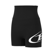 BORN TO WIN B Logo 3.5 Biker Shorts Black
