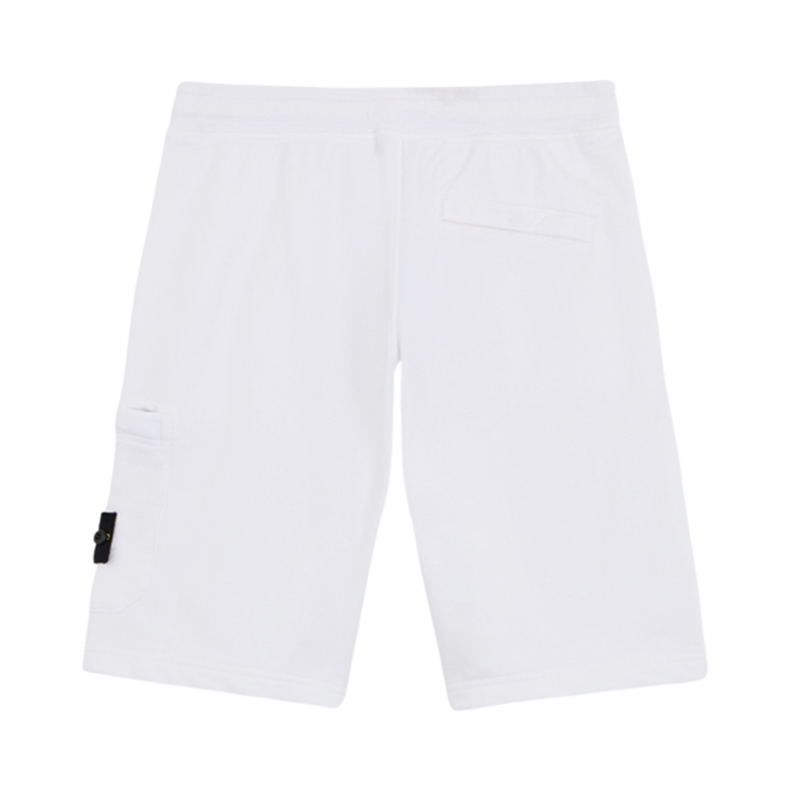 스톤 아일랜드 64651 코튼 플리스 카고 버뮤다 쇼츠 위드 포켓 화이트 - 24FW(Stone Island 64651 Cotton Fleece Cargo Bermuda Shorts with Pockets White - 24FW) - 2