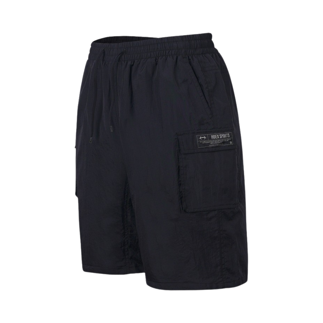 H242MLRWS440BK HDEX Cargo Nylon Double Shorts Black
