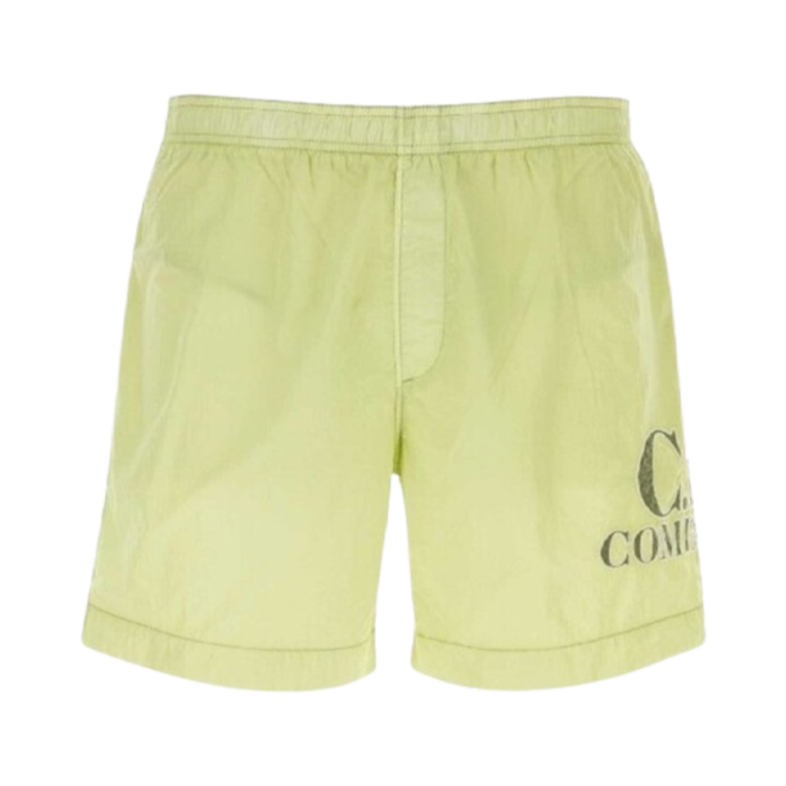 16CMBW218A006369G613 C.P. Company Eco Chrome-R Nylon Swim Shorts Lime Green - 24SS