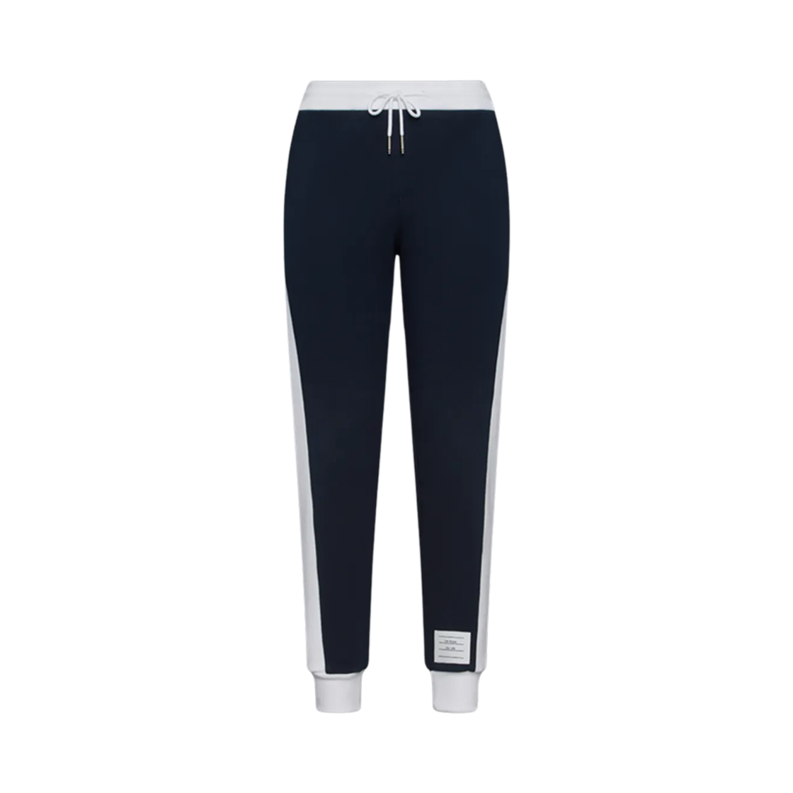 FJQ123A-03037-415 (W) Thom Browne Classic Loopback 4-Bar Sweatpants Navy