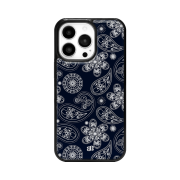 earpearp Paisley Navy Epoxy Case