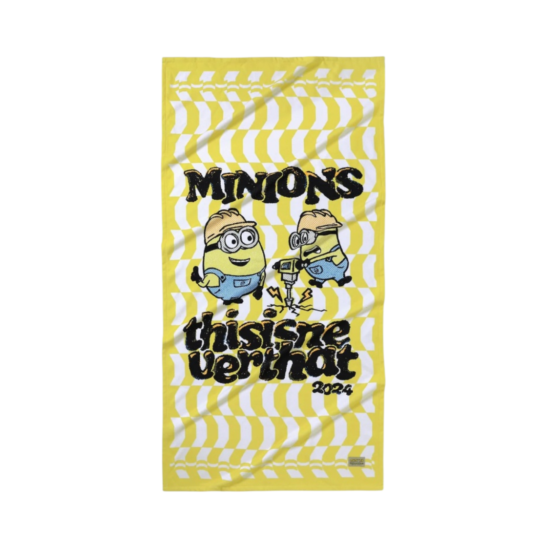 디스이즈네버댓 x 미니언즈 비치 타월 옐로우(thisisneverthat x Minions Beach Towel Yellow)