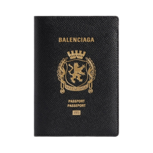 Balenciaga Passport Holder Black