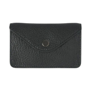 Lemaire Enveloppe Coin Purse Goat Leather Black