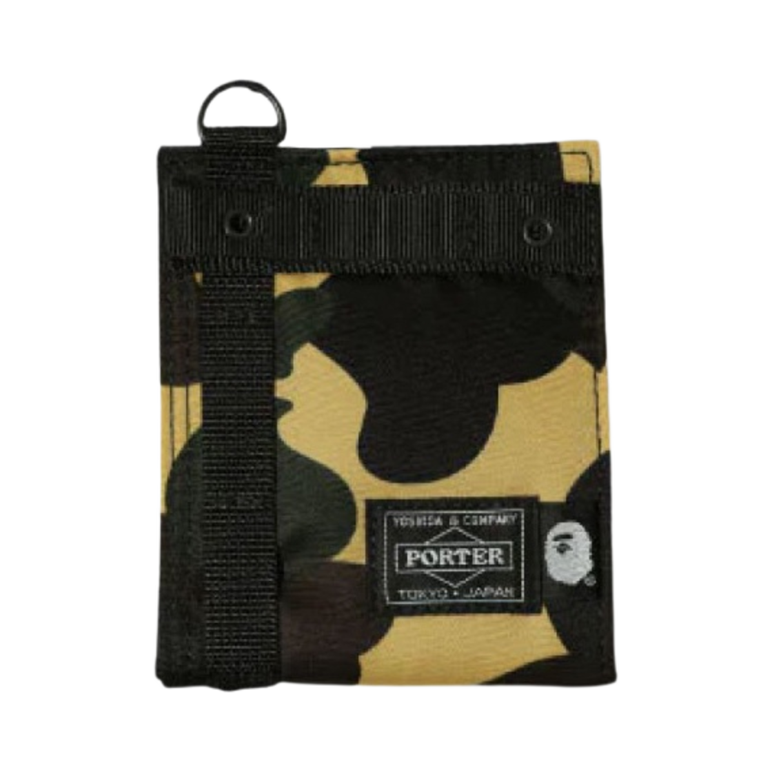 베이프 x 포터 퍼스트 카모 월렛 옐로우(BAPE x Porter 1st Camo Wallet Yellow) - 1