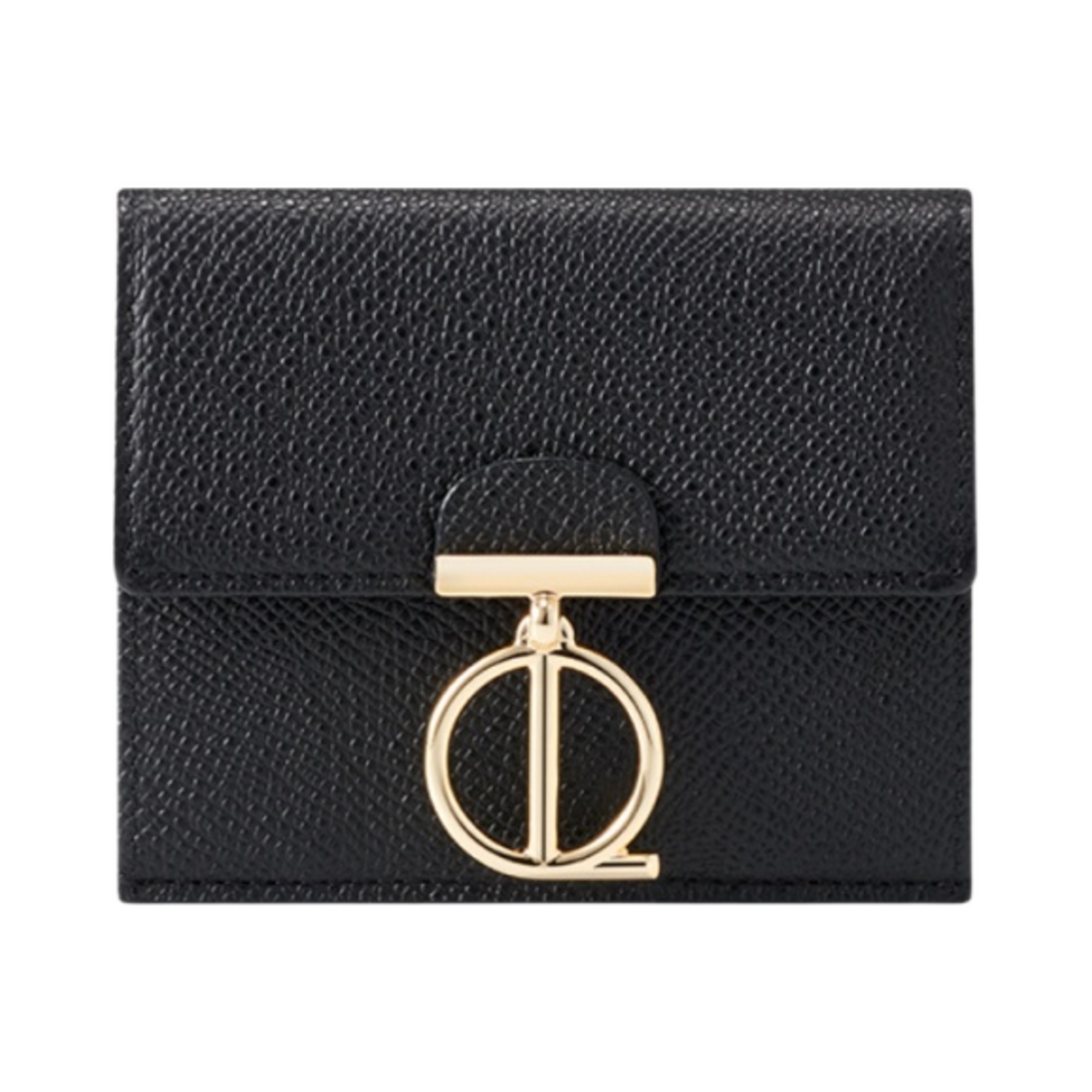 루이까또즈 몬트 트라이폴드 하프 지갑 블랙(Louis Quatorze Monte Trifold Half Wallet Black) - 1