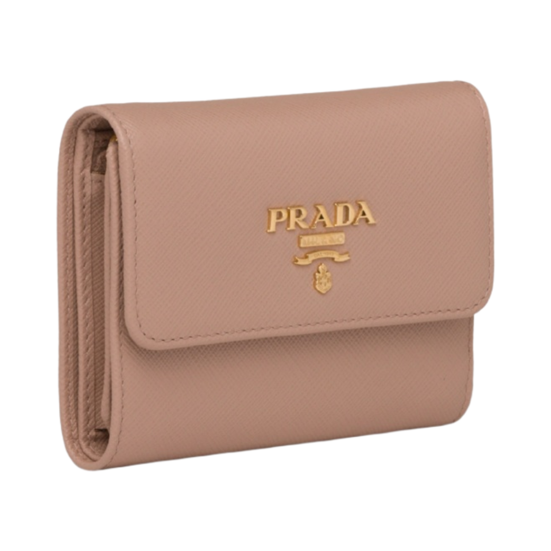프라다 사피아노 메탈 로고 반지갑 파우더 핑크(Prada Saffiano Metal Logo Wallet Powder Pink) - 2