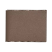 Hermes Citizen Twill Compact Card Holder Swift & Silk Clochette Etoupe Sun