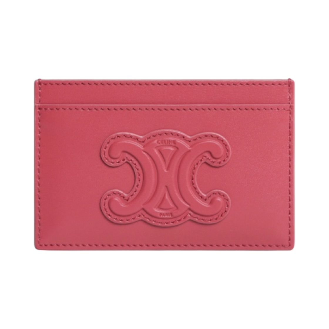 셀린느 샤이니 카프스킨 카드홀더 립스틱(Celine Card Holder in Shiny Calfskin Lipstick) - 1