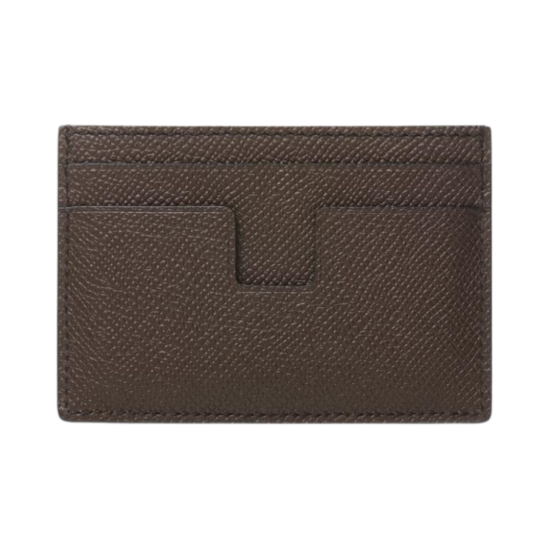 톰포드 스몰 그레인 레더 클래식 카드 홀더 브라운(Tom Ford Small Grain Leather Classic Card Holder Brown) - 2